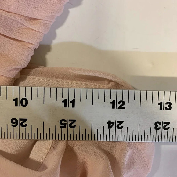 Abel Lula Girl's Sleeveless Sheer Ruffle‎ Zip Up Jumpsuit SIze 6 - Picture 13 of 15